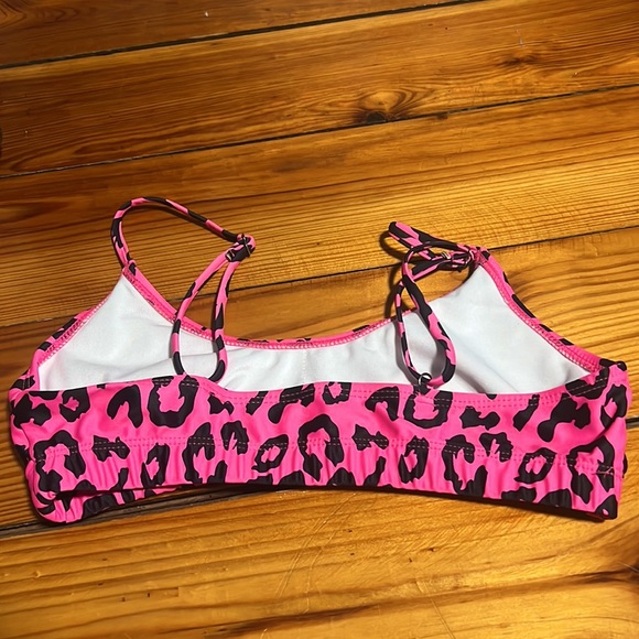 Aurelle hot pink cheetah print bikini Medium - Picture 3 of 4